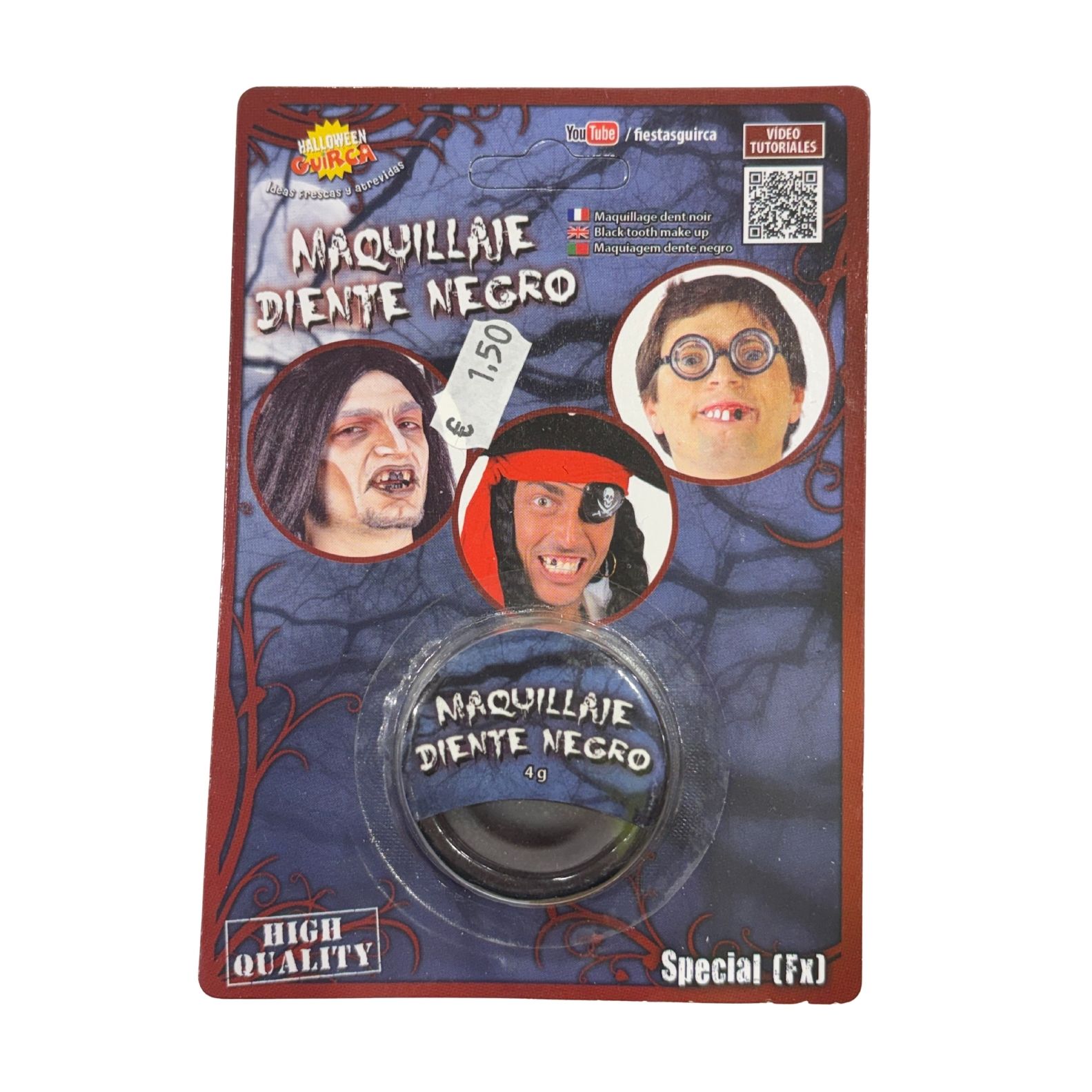 Maquillatge Dent Negre