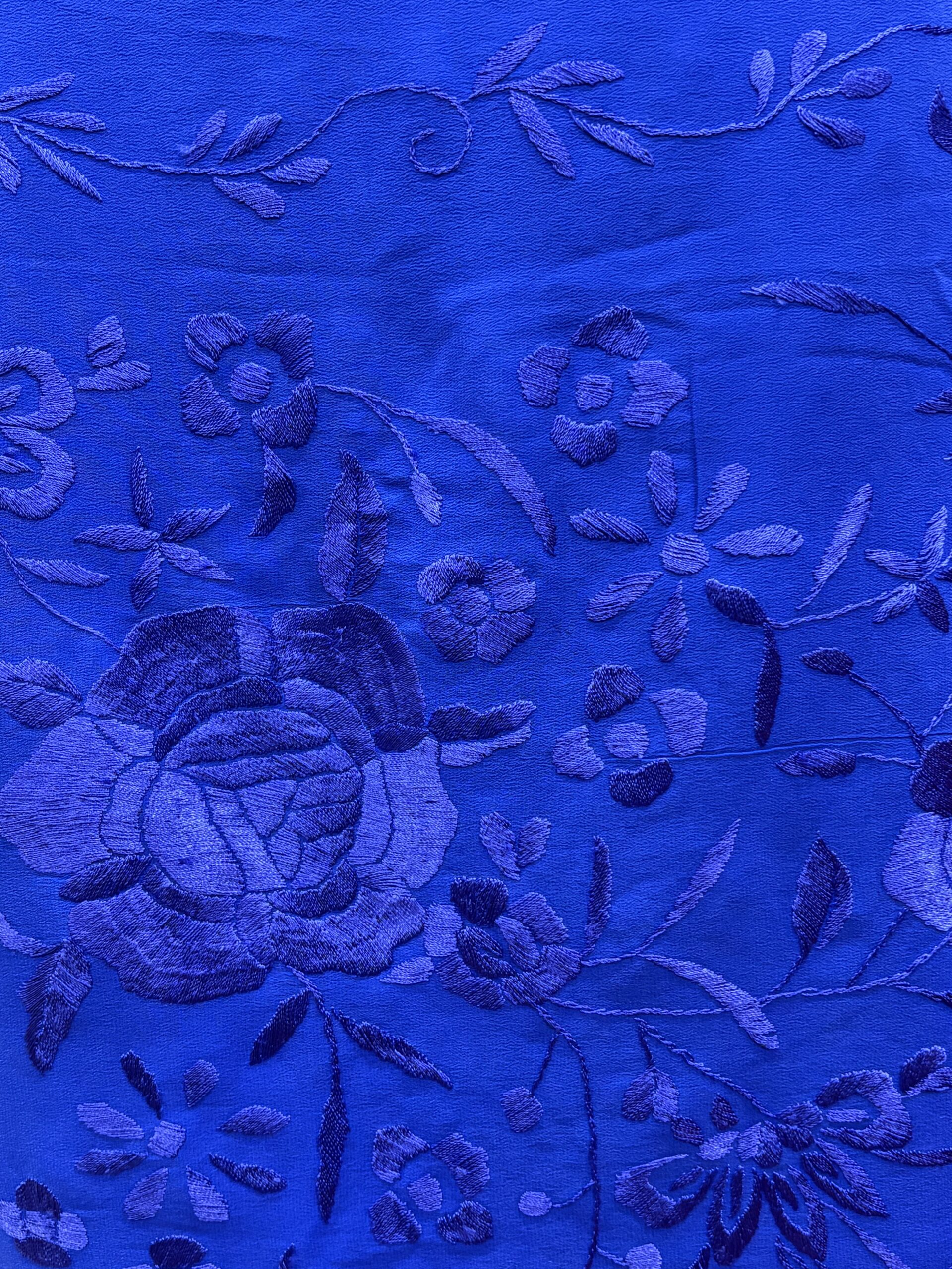 Mantó Blau Elèctric