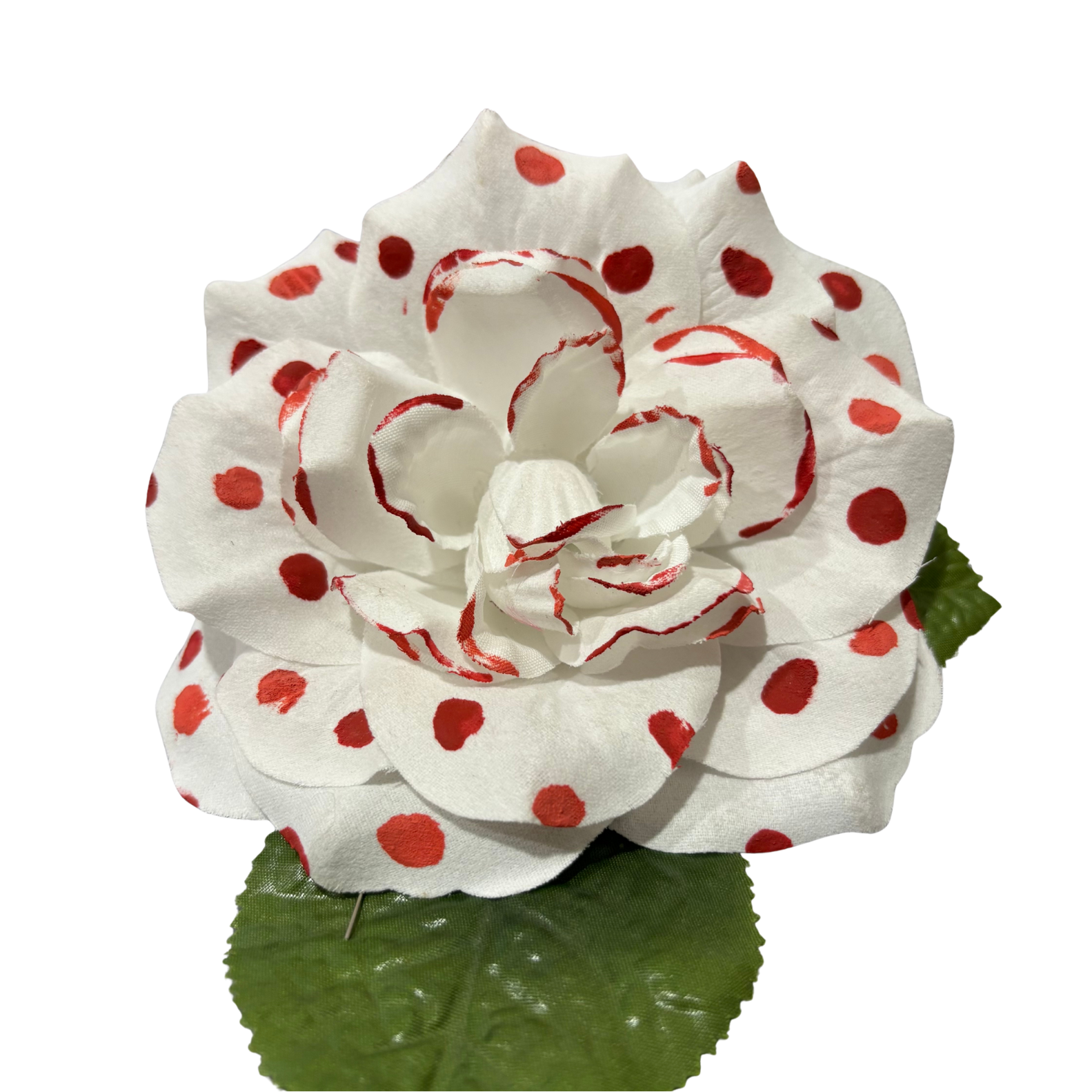 Flor Blanca amb Vermell