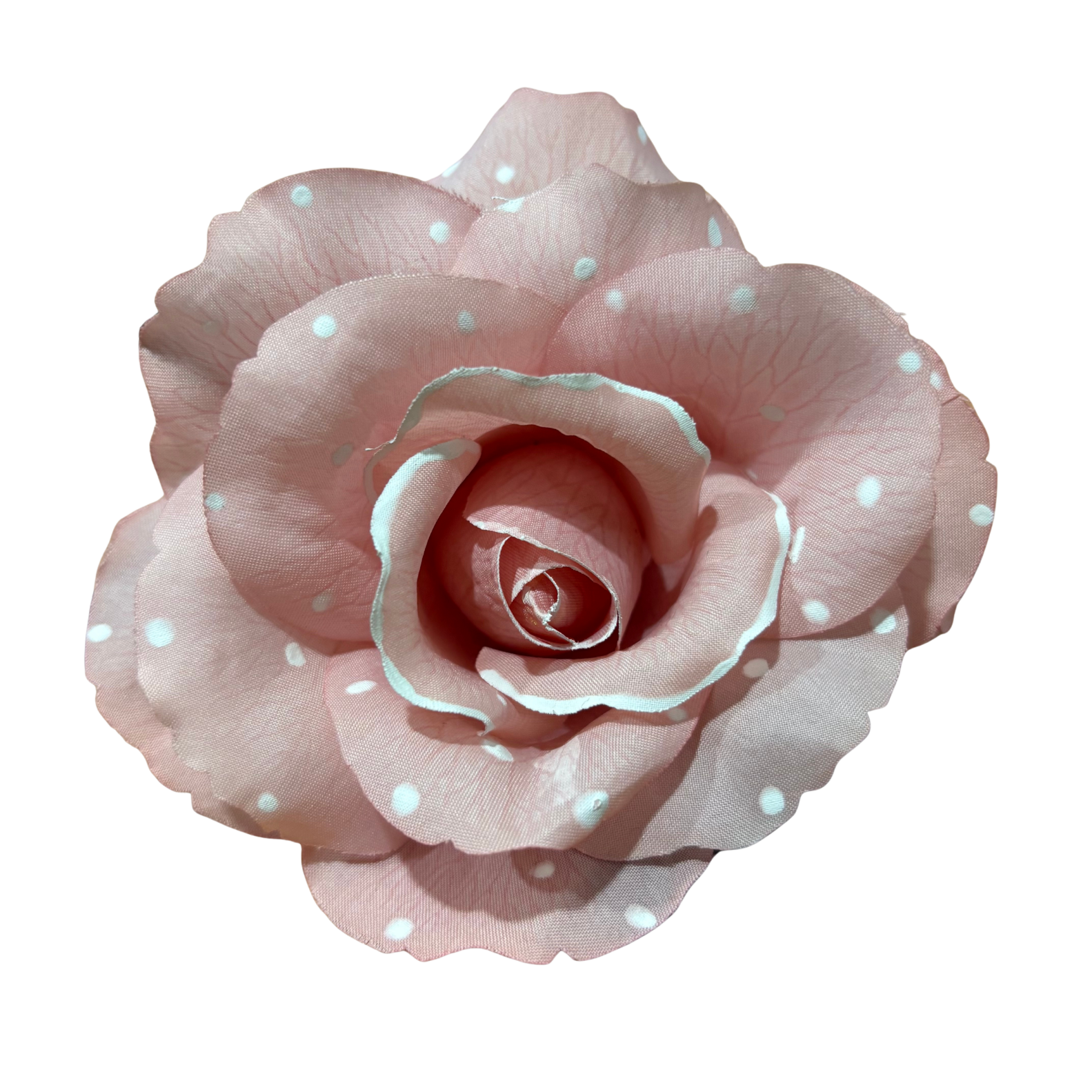 Flor Rosa clar amb puntets blanc