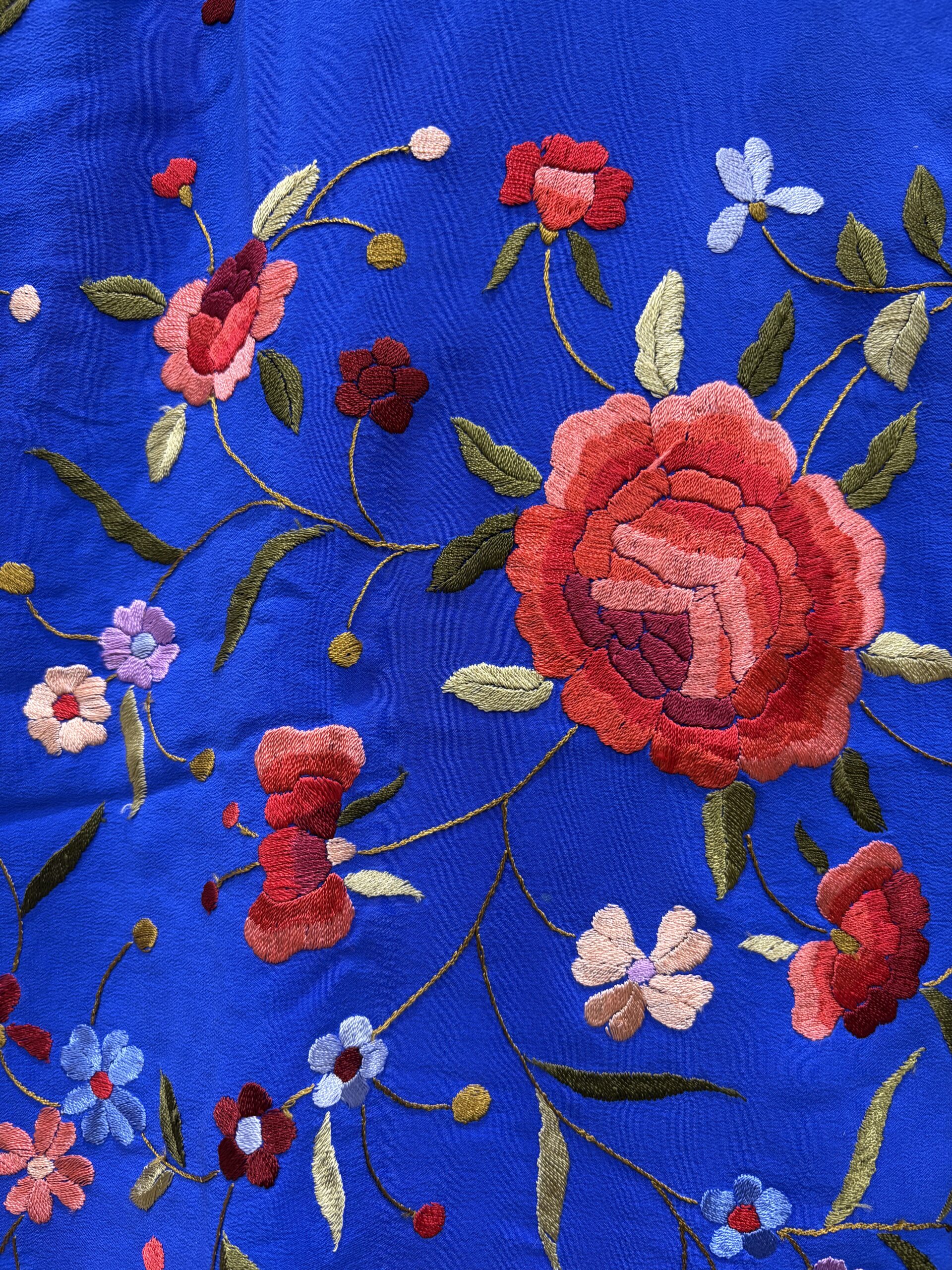 Mantó Blau Elèctric